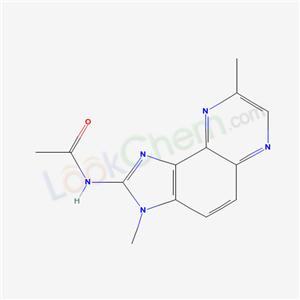 Acetamide, N-(3,8-dimethyl-3H-imidazo(4,5-f)quinoxalin-2-yl)-