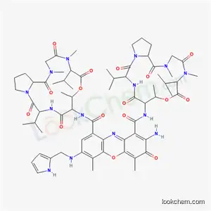 Molecular Structure of 67230-67-5 (7-[[(1H-Pyrrol-2-yl)methyl]amino]actinomycin D)