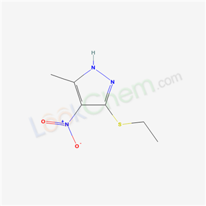 76143-55-0,3-(ethylsulfanyl)-5-methyl-4-nitro-1H-pyrazole,
