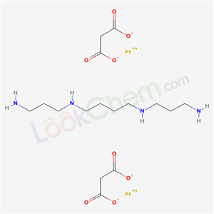 187224-64-2,N,N-bis(3-aminopropyl)butane-1,4-diamine; platinum(+2) cation; propanedioate,