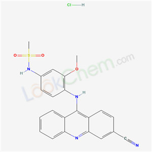 76708-41-3,N-{4-[(3-cyanoacridin-9-yl)amino]-3-methoxyphenyl}methanesulfonamide hydrochloride (1:1),