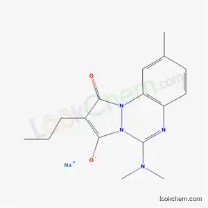 Molecular Structure of 74037-31-3 (sodium 5-(dimethylamino)-9-methyl-1-oxo-2-propyl-1H-pyrazolo[1,2-a][1,2,4]benzotriazin-3-olate)