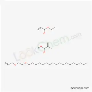 1-(2-Allyloxyethoxy)octadecane; ethyl prop-2-enoate; 2-methylprop-2-enoic acid
