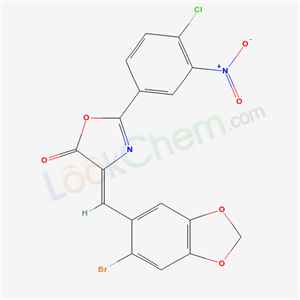 5891-34-9,(4Z)-4-[(6-bromo-1,3-benzodioxol-5-yl)methylidene]-2-(4-chloro-3-nitrophenyl)-1,3-oxazol-5(4H)-one,
