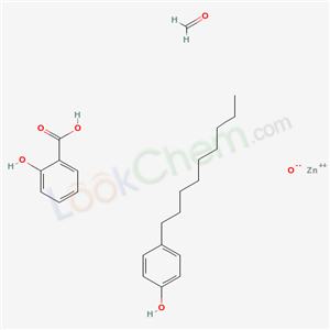 formaldehyde; 2-hydroxybenzoic acid; 4-nonylphenol; oxygen(-2) anion; zinc(+2) cation