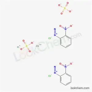 Molecular Structure of 23188-23-0 (zinc, hydron, 2-nitrobenzenediazonium, dichloride, disulfate)