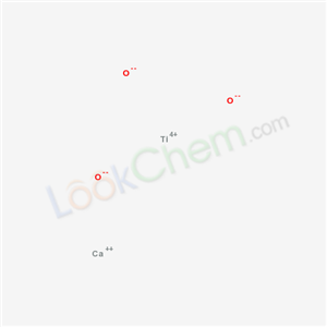 Calcium; oxygen(-2) anion; titanium(+4) cation