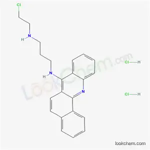 Molecular Structure of 38915-50-3 (7-((3-((2-CHLOROETHYL)AMINO)PROPYL)-AMINO)BENZ(c)ACRIDINE DIHYDRO-CHLORIDE SESQUIHYDRATE			)