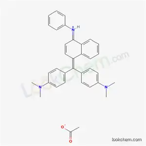 Molecular Structure of 83803-79-6 ([4-[[4-anilino-1-naphthyl][4-(dimethylamino)phenyl]methylene]cyclohexa-2,5-dien-1-ylidene]dimethylammonium acetate)