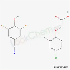 (4-chloro-2-methylphenoxy)acetic acid - 3,5-dibromo-4-hydroxybenzonitrile (1:1)