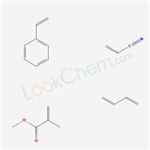 Buta-1,3-diene,methyl 2-methylprop-2-enoate,prop-2-enenitrile,styrene