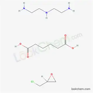 Molecular Structure of 9036-70-8 (N-(2-aminoethyl)ethane-1,2-diamine: 2-(chloromethyl)oxirane: hexanedio ic acid)