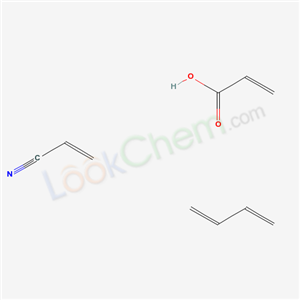 2-Propenoic acid, polymer with 1,3-butadiene and 2-propenenitrile, 3-carboxy-1-cyano-1-methylpropyl-terminated