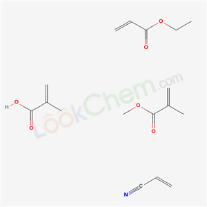 2-Propenoic acid, 2-methyl-, polymer with ethyl 2-propenoate, methyl 2-methyl-2-propenoate and 2-propenenitrile