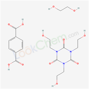 26061-97-2,1,4-Benzenedicarboxylic acid, polymer with 1,2-ethanediol and 1,3,5-tris(2-hydroxyethyl) -1,3,5-triazine-2,4,6(1H,3H,5H)-trione,1,4-Benzenedicarboxylic acid, polymer with 1,2-ethanediol and 1,3,5-tris(2-hydroxyethyl) -1,3,5-triazine-2,4,6(1H,3H,5H)-trione
