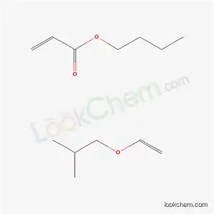 Molecular Structure of 26354-08-5 (2-Propenoic acid, butyl ester, polymer with 1-(ethenyloxy)-2-methylpropane)