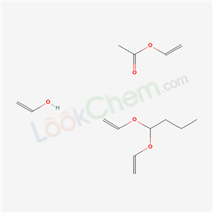27360-07-2,POLY(VINYL BUTYRAL),Aceticacidethenylester,polymerwith1,1-bis(ethenyloxy)butaneandethenol;poly(vinylbutyral-co-vinylalcohol-co-vinylacet;BUTVAR B-98;BUTVAR(R) BR;BUTVAR(R) RS 3120;POLY(VINYL BUTYRAL) 1,000;POLY(VINYL BUTYRAL) 2,000;POLY(VINYL BUTYRAL) 2,400