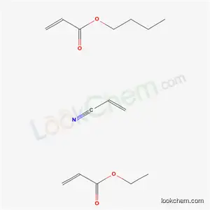 Butyl prop-2-enoate; ethyl prop-2-enoate; prop-2-enenitrile