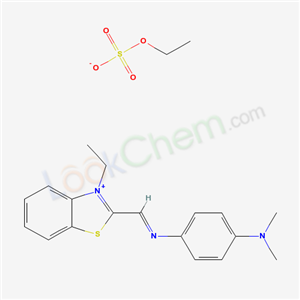 29770-19-2,2-[N-[p-(dimethylamino)phenyl]formimidoyl]-3-ethylbenzothiazolium ethyl sulphate,EINECS 249-835-4;