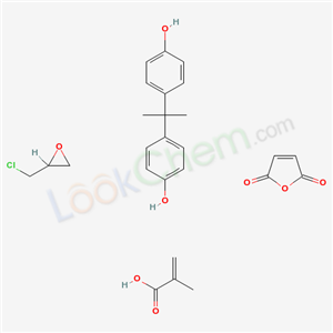 2-Propenoic acid, 2-methyl-, polymer with (chloromethyl)oxirane, 2,5-furandione and 4,4-(1-methylethylidene)bis(phenol)