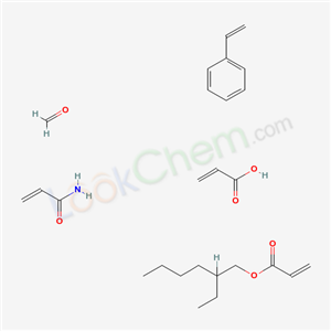 68442-46-6,2-Propenoic acid, polymer with ethenylbenzene, 2-ethylhexyl 2-propenoate and 2-propenamide, reaction products with formaldehyde, butylated,2-ethylhexyl Prop-2-enoate;2-Propenoic acid,polymer with ethenylbenzene,2-ethylhexyl 2-propenoate and 2-propenamide,reaction products with formaldehyde,butylated;