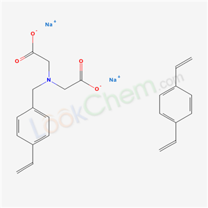 N-(p-Vinylbenzyl)iminodiacetic acid, disodium salt, p-divinylbenzene polymer
