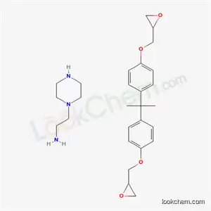Molecular Structure of 70776-37-3 (1-Piperazineethanamine, polymer with 2,2-(1-methylethylidene)bis(4,1-phenyleneoxymethylene)bisoxirane)