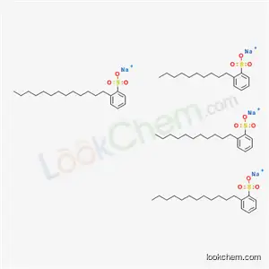 Molecular Structure of 71062-00-5 (sodium 2-decylbenzenesulfonate 2-dodecylbenzenesulfonate 2-tridecylbenzenesulfonate 2-undecylbenzenesulfonate (4:1:1:1:1))