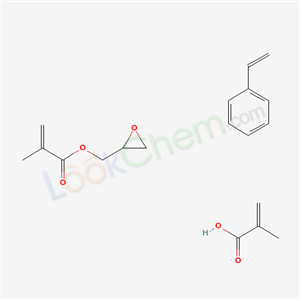 2-Propenoic acid, 2-methyl-, polymer with ethenylbenzene and oxiranylmethyl 2-methyl-2-propenoate