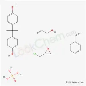 2-(Chloromethyl)oxirane;4-[2-(4-hydroxyphenyl)propan-2-yl]phenol;phosphoric acid;prop-2-en-1-ol;styrene