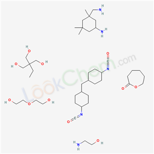 68052-57-3,2-Oxepanone, polymer with 2-aminoethanol, 5-amino-1,3,3-trimethylcyclohexanemethanamine, 2-ethyl-2-(hydroxymethyl)-1,3-propanediol, 1,1'-methylenebis[4-isocyanatocyclohexane] and 2,2'-oxybis[ethanol],