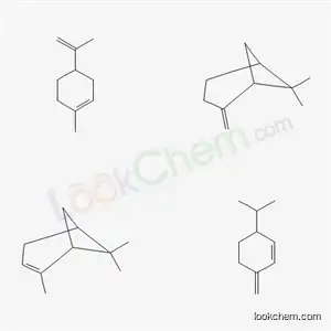 Molecular Structure of 68240-09-5 (Bicyclo3.1.1hept-2-ene, 2,6,6-trimethyl-, polymer with 6,6-dimethyl-2-methylenebicyclo3.1.1heptane, 3-methylene-6-(1-methylethyl)cyclohexene and 1-methyl-4-(1-methylethenyl)cyclohexene)