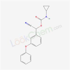 98992-10-0,cyano(3-phenoxyphenyl)methyl cyclopropylcarbamate,