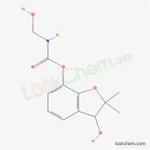 Molecular Structure of 17781-14-5 (3-hydroxy-2,2-dimethyl-2,3-dihydro-1-benzofuran-7-yl (hydroxymethyl)carbamate)