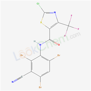 133861-26-4,2-chloro-N-(2,4,6-tribromo-3-cyanophenyl)-4-(trifluoromethyl)-1,3-thiazole-5-carboxamide,