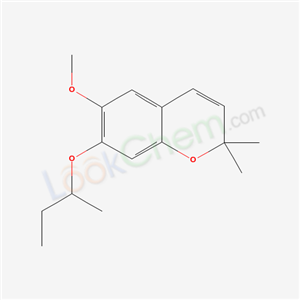 94244-43-6,7-(butan-2-yloxy)-6-methoxy-2,2-dimethyl-2H-chromene,