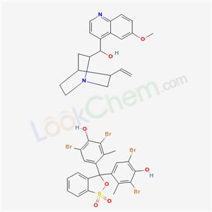 101392-98-7,2,6-dibromo-4-[7-(3,5-dibromo-4-hydroxy-2-methyl-phenyl)-9,9-dioxo-8-oxa-9$l^{6}-thiabicyclo[4.3.0]nona-1,3,5-trien-7-yl]-3-methyl-phenol; (5-ethenyl-1-azabicyclo[2.2.2]oct-7-yl)-(6-methoxyquinolin-4-yl)methanol,