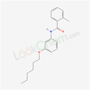 58974-25-7,N-[3-(hexyloxy)phenyl]-2-methylbenzamide,
