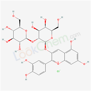 (2S,3R,4S,5R,6R)-2-[(2S,3R,4S,5S,6R)-2-[2-(3,4-dihydroxyphenyl)-5,7-dihydroxy-chromen-3-yl]oxy-4,5-dihydroxy-6-(hydroxymethyl)oxan-3-yl]oxy-6-(hydroxymethyl)oxane-3,4,5-triol chloride