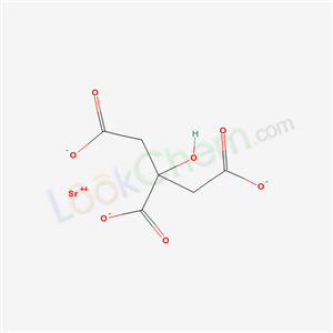 2-hydroxypropane-1,2,3-tricarboxylate; strontium(+2) cation(40182-75-0)