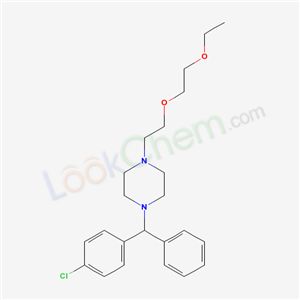 95088-24-7,1-[(4-chlorophenyl)(phenyl)methyl]-4-[2-(2-ethoxyethoxy)ethyl]piperazine,Piperazine,1-((4-chlorophenyl)phenylmethyl)-4-(2-(2-ethoxyethoxy)ethyl);