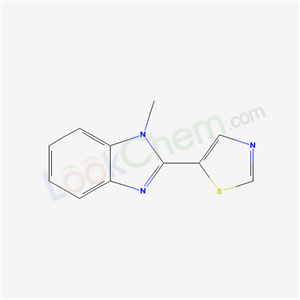 60746-62-5,1-methyl-2-(1,3-thiazol-5-yl)-1H-benzimidazole,