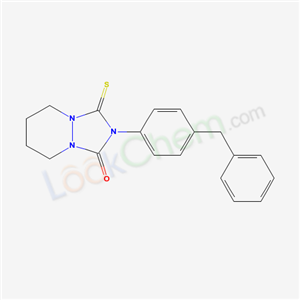 76995-66-9,2-(4-benzylphenyl)-3-thioxohexahydro-1H-[1,2,4]triazolo[1,2-a]pyridazin-1-one,