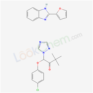 80123-69-9,1-(4-chlorophenoxy)-3,3-dimethyl-1-(1H-1,2,4-triazol-1-yl)butan-2-one - 2-(furan-2-yl)-1H-benzimidazole (1:1),