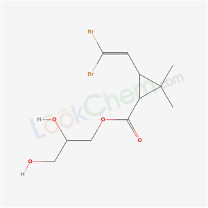 82045-65-6,2,3-dihydroxypropyl 3-(2,2-dibromoethenyl)-2,2-dimethylcyclopropanecarboxylate,