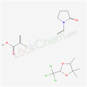83790-02-7,1-ethenylpyrrolidin-2-one; 2-methylprop-2-enoic acid; 4,4,5-trimethyl-2-(trichloromethyl)-1,3-dioxolane,