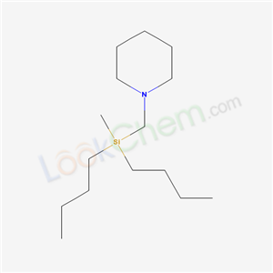 37907-62-3,1-{[dibutyl(methyl)silyl]methyl}piperidine,