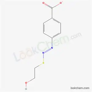 Molecular Structure of 331837-01-5 (4-((E)-2-[(2-HYDROXYETHYL)SULFANYL]DIAZENYL)BENZENECARBOXYLIC ACID)