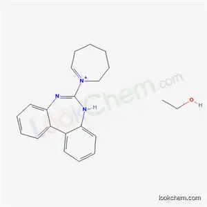 Molecular Structure of 2870-28-2 (ethanol,6-(3,4,5,6-tetrahydro-2H-azepin-1-ium-1-yl)-7H-benzo[d][1,3]benzodiazepine)