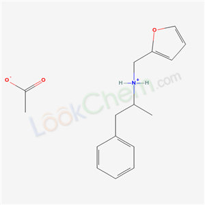 2-furylmethyl-(1-phenylpropan-2-yl)azanium acetate